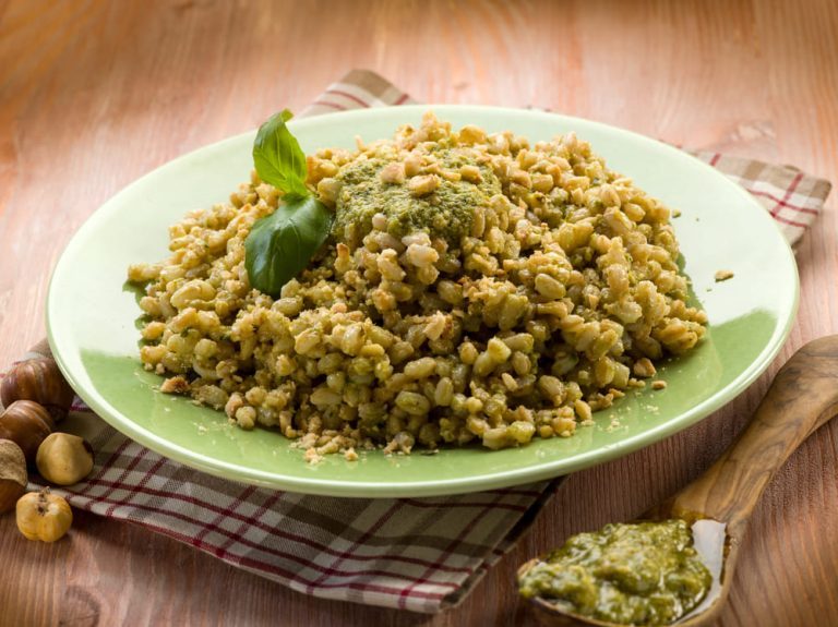 23 pesto z ziarnami slonecznika pasta z ziaren na talerzu Jakie właściwości lecznicze posiadają ziarna słonecznika?